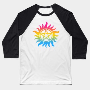 Supernatural Pansexual Pride Baseball T-Shirt